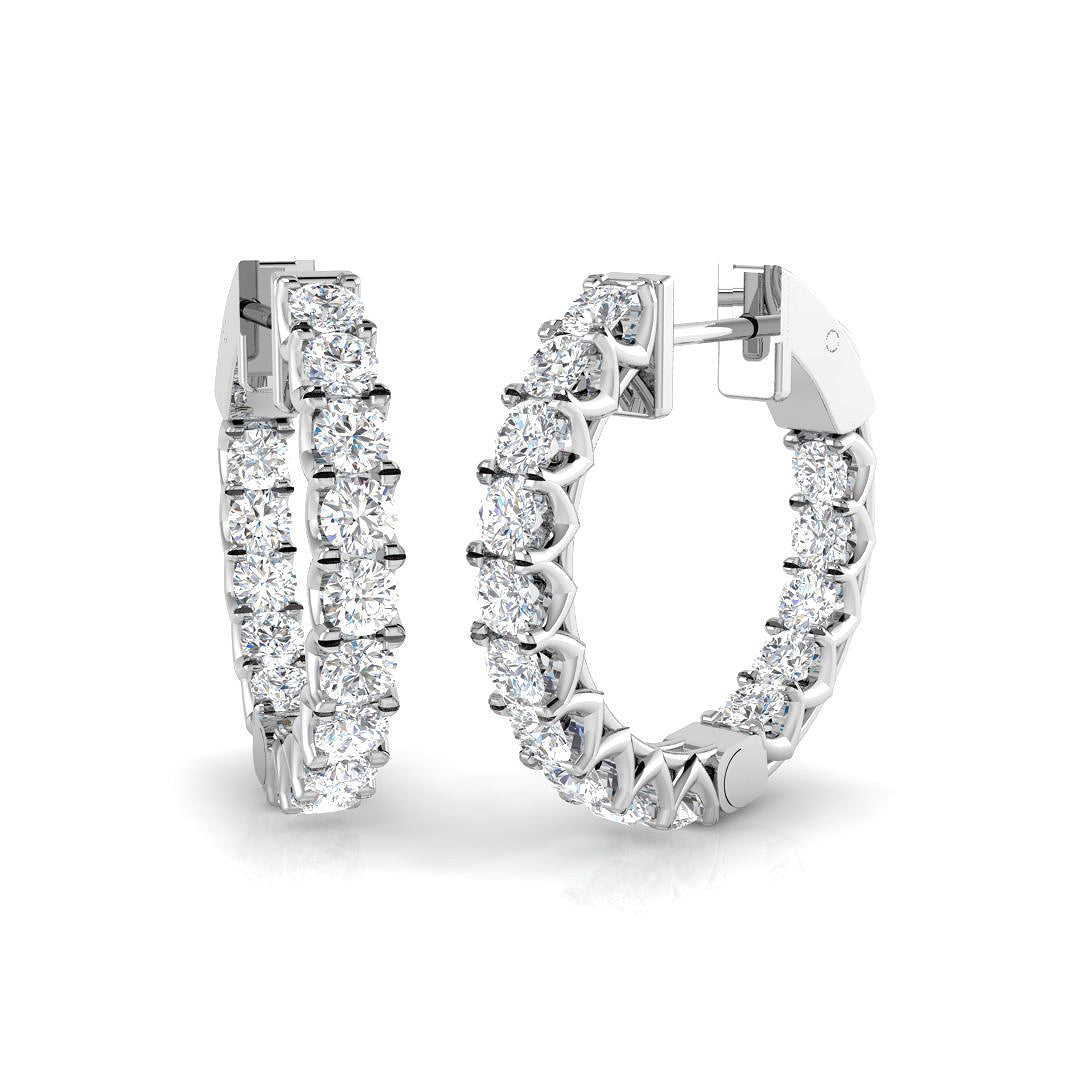 SE6113 — Earrings - 9k White Gold