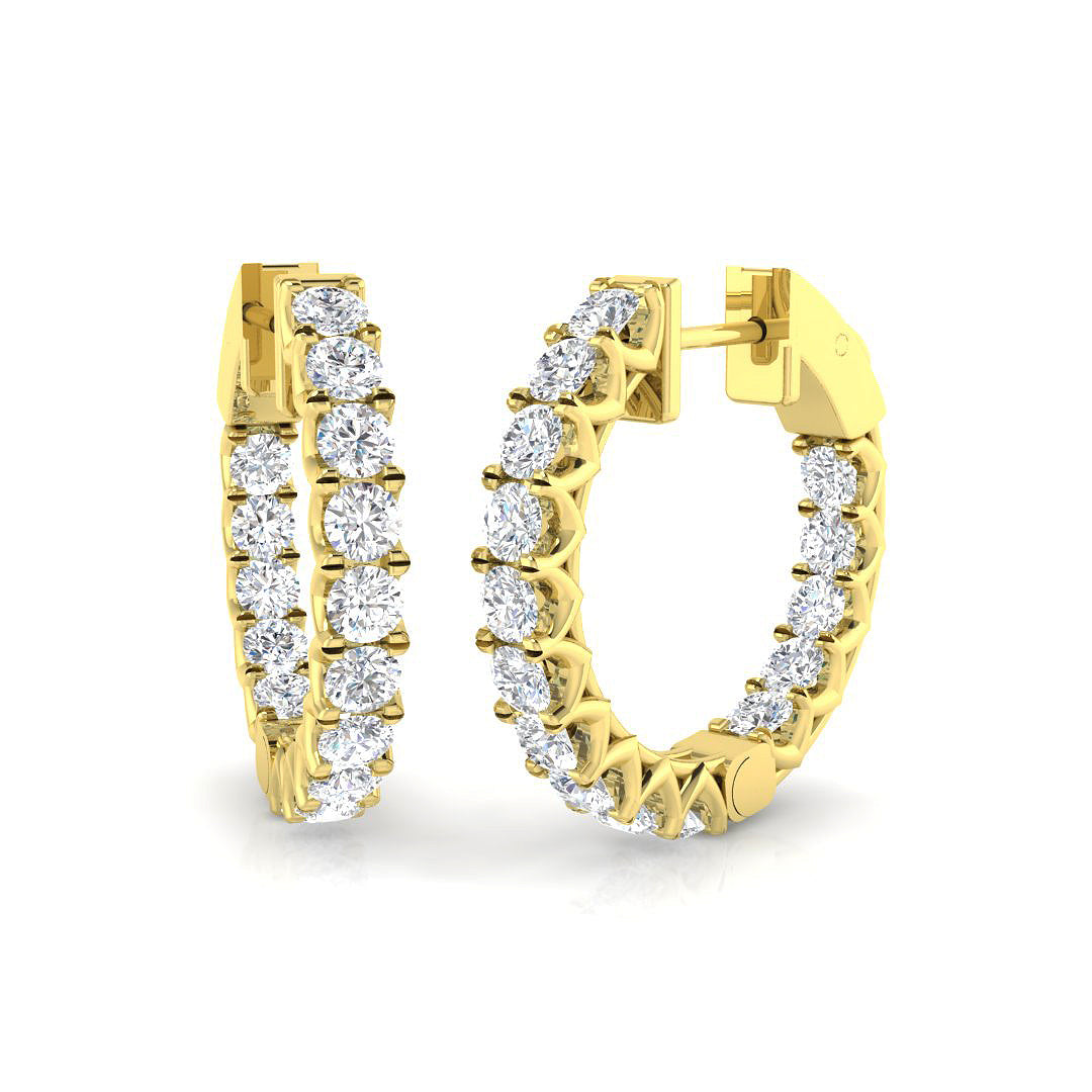 SE6113 — Earrings - 9k Yellow Gold