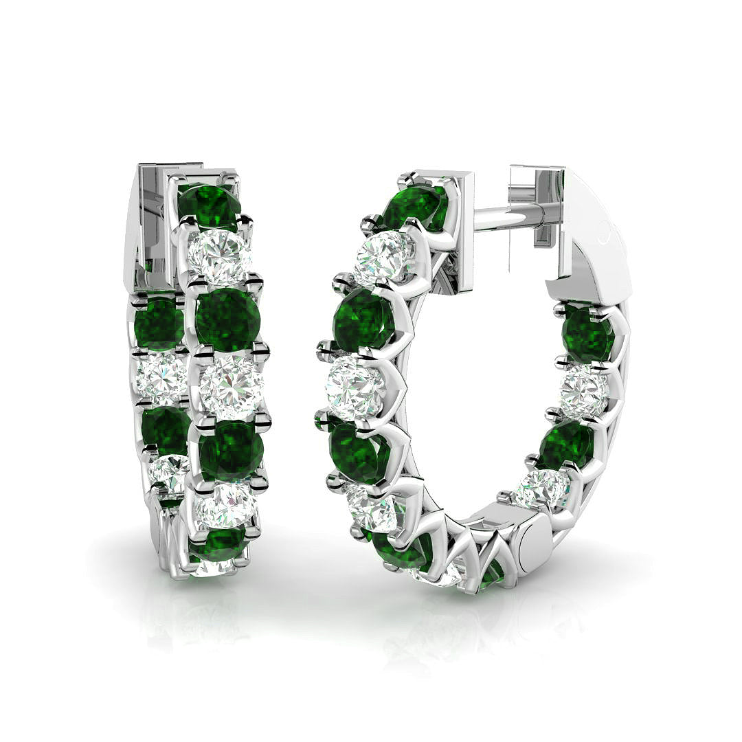 SE6114 — Earrings - 9k White Gold
