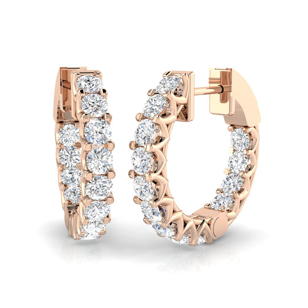 SE6114 — Earrings - 9k Rose Gold