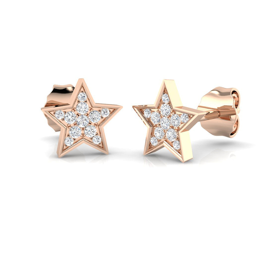 SE6120 — Earrings - 9k Rose Gold