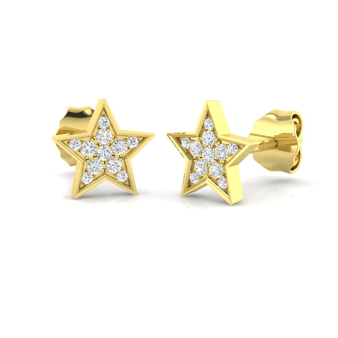 SE6120 — Earrings - 9k Yellow Gold