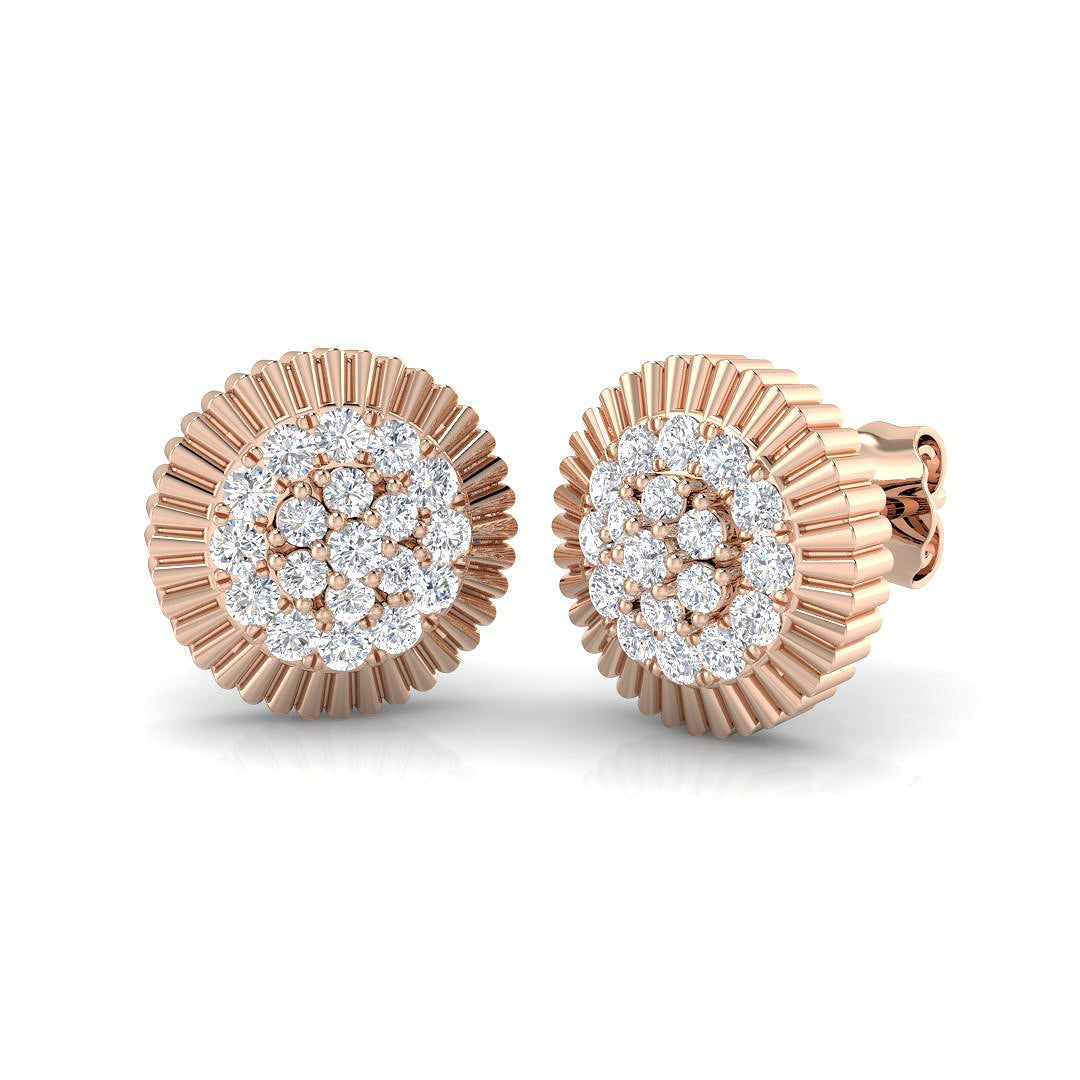 SE6122 — Earrings - 9k Rose Gold