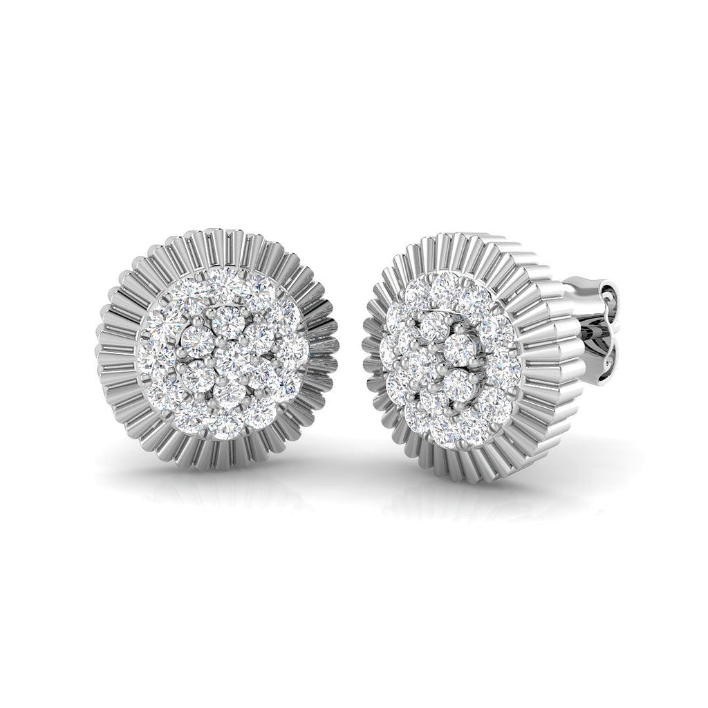 SE6122 — Earrings - 9k White Gold