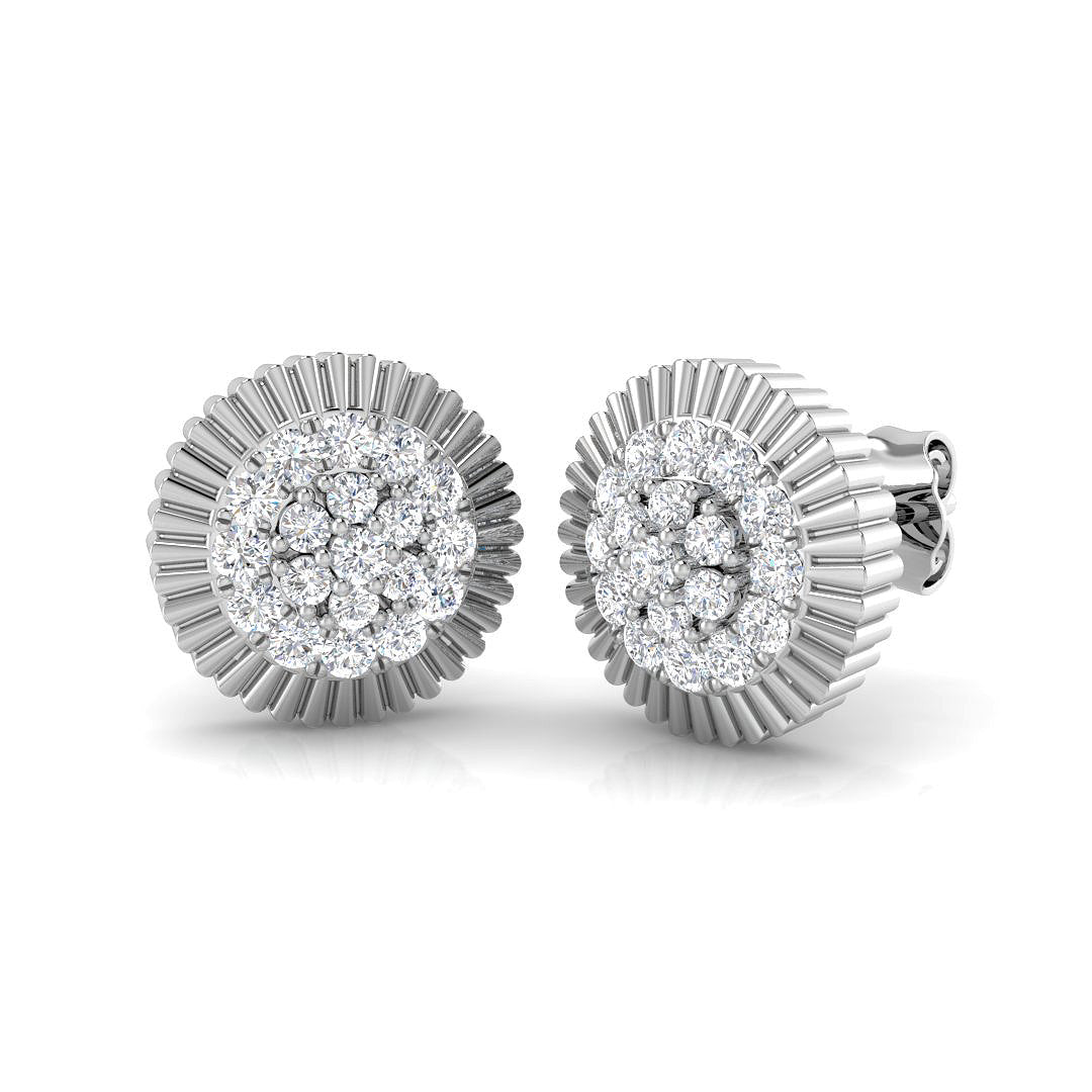 SE6122 — Earrings - 9k White Gold