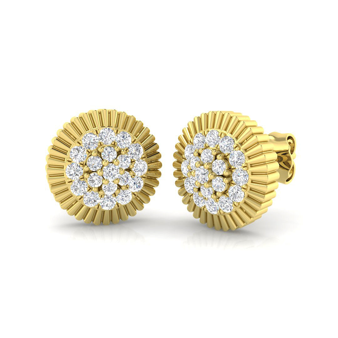 SE6122 — Earrings - 9k Yellow Gold
