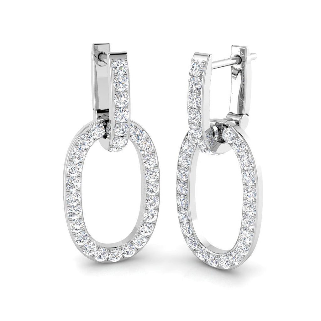 SE6124 — Earrings - 9k White Gold