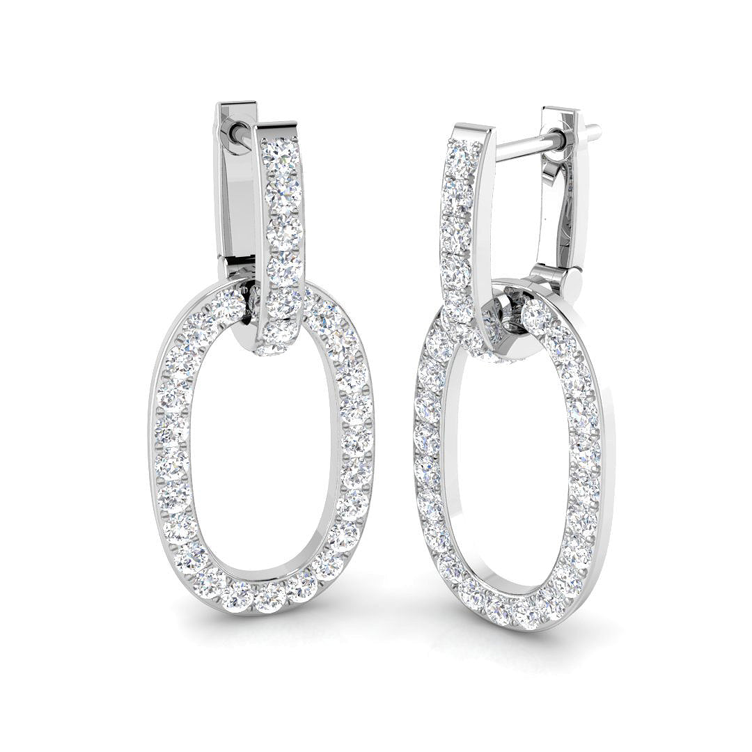 SE6124 — Earrings - 9k White Gold