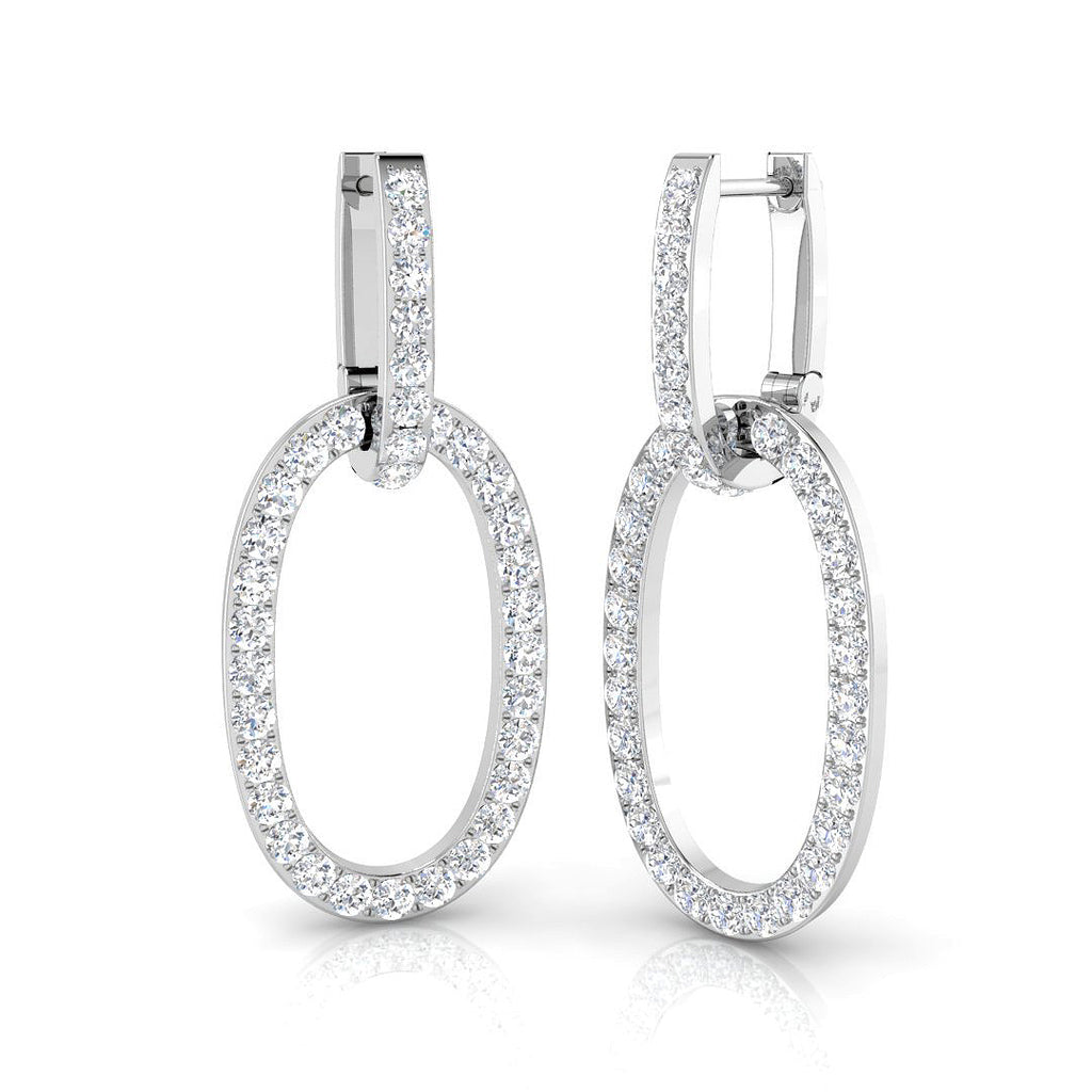 SE6125 — Earrings - 9k White Gold