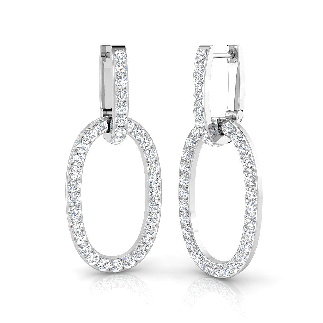 SE6125 — Earrings - 9k White Gold