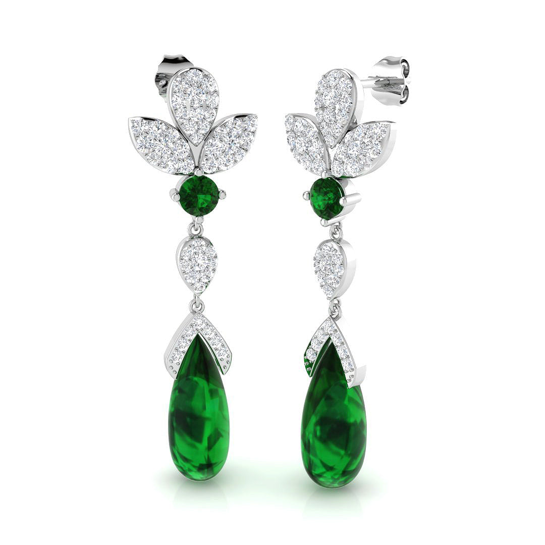 SE6132 — Earrings - 18k White Gold