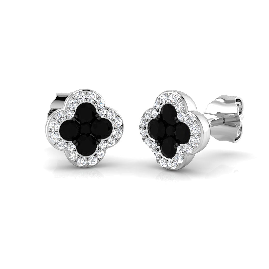 SE6135 — Earrings - 9k White Gold