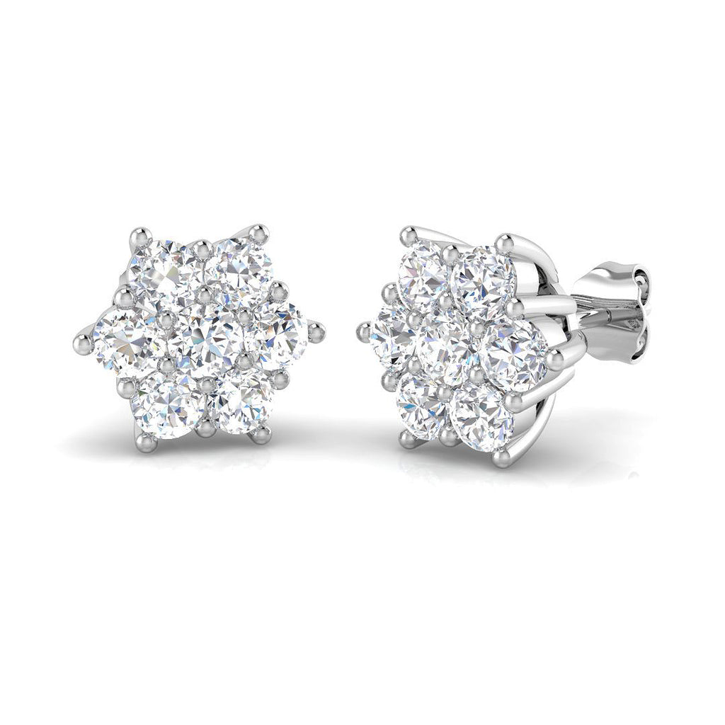 SE6152 — Earrings - 9k White Gold