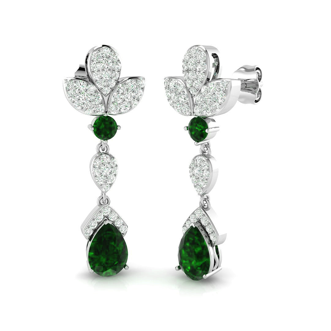 SE6162 — Earrings - 9k White Gold