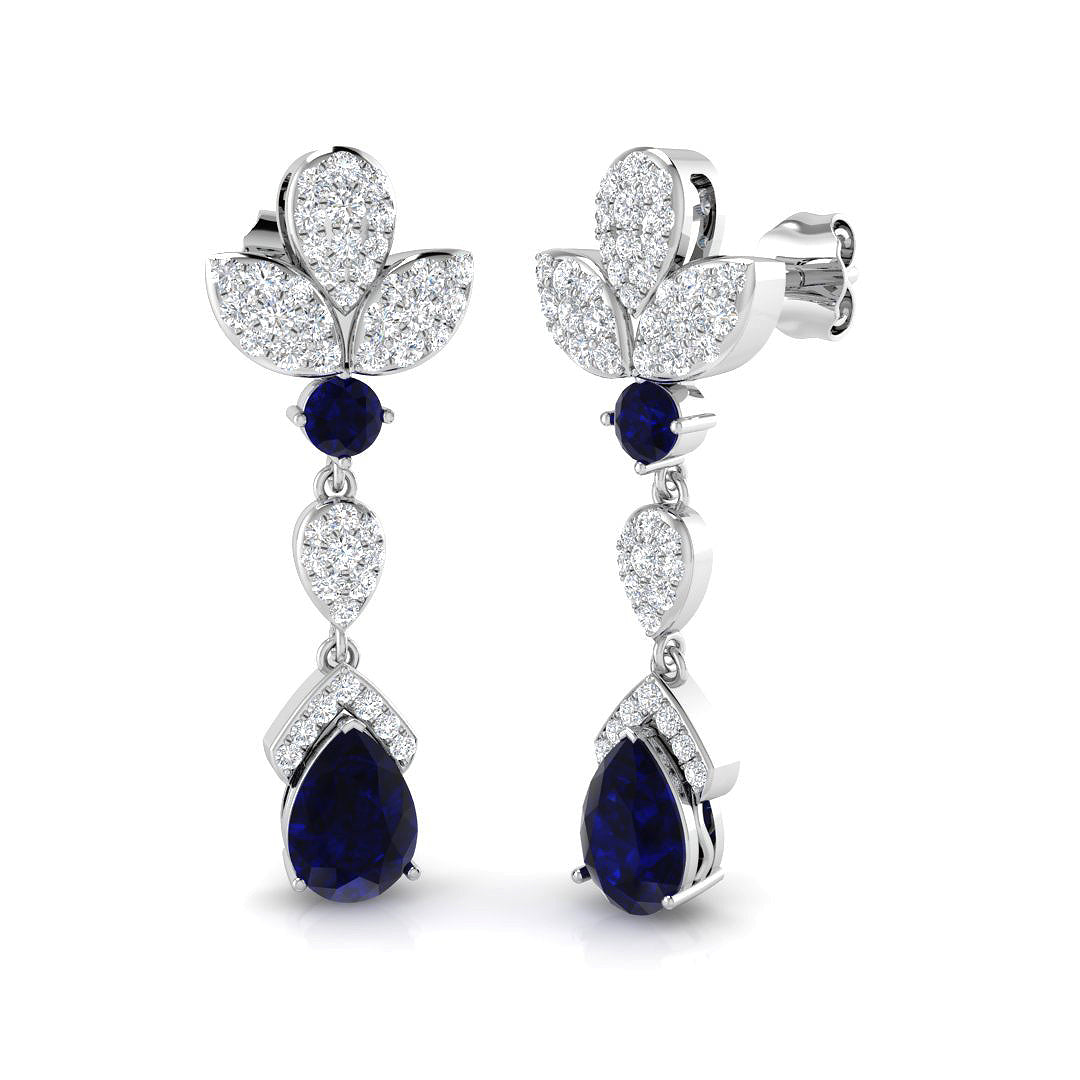 SE6162 — Earrings - 9k White Gold