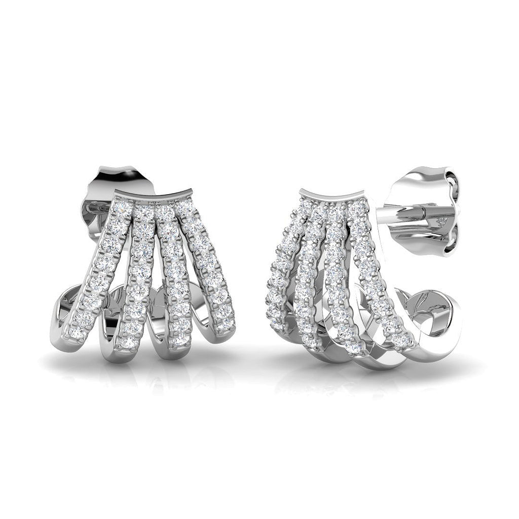 SE6163 — Earrings - 9k White Gold