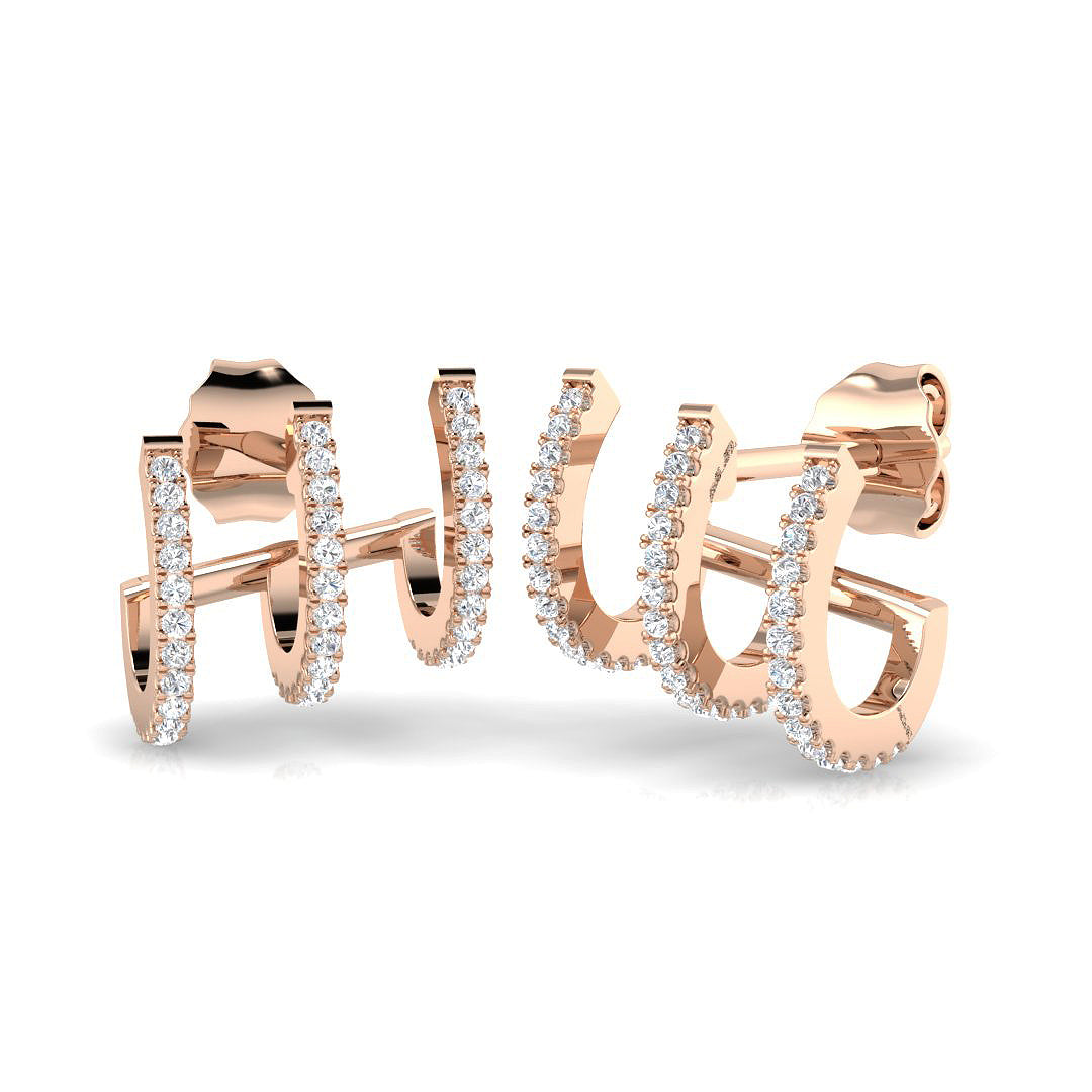 SE6165 — Earrings - 9k Rose Gold