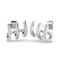 SE6166 — Earrings - 9k White Gold