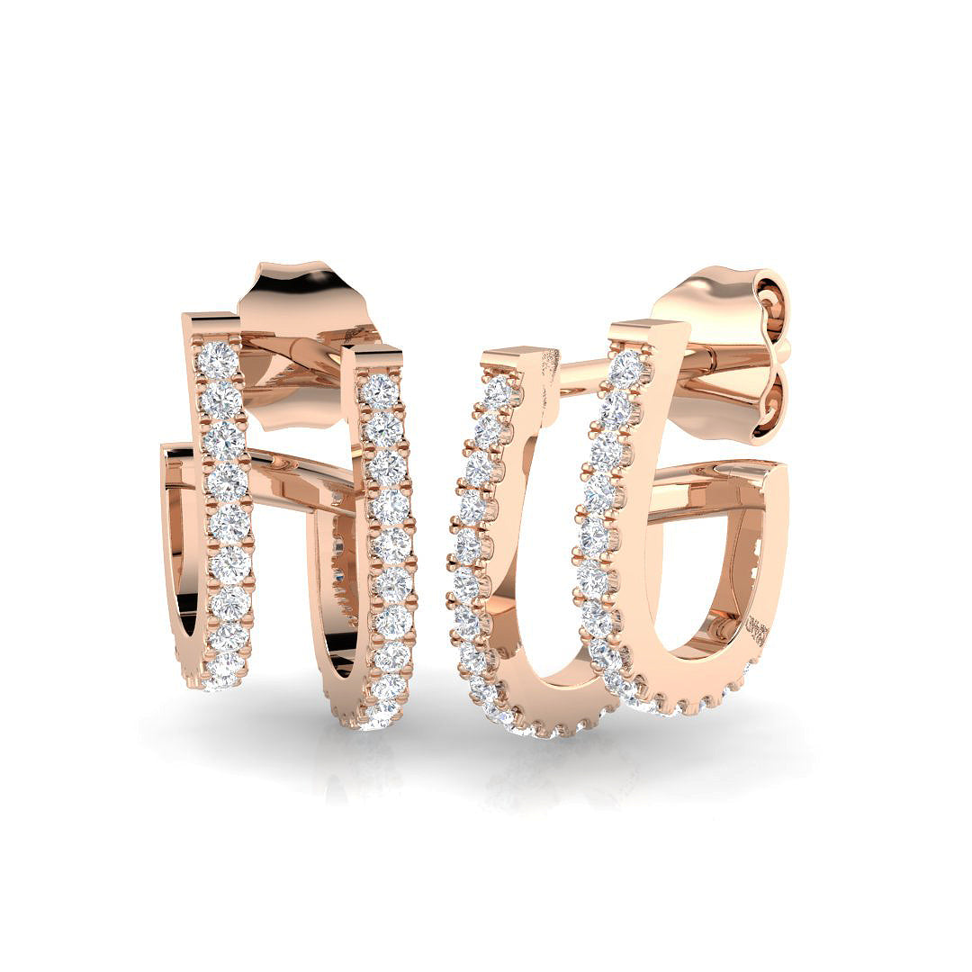 SE6167 — Earrings - 9k Rose Gold