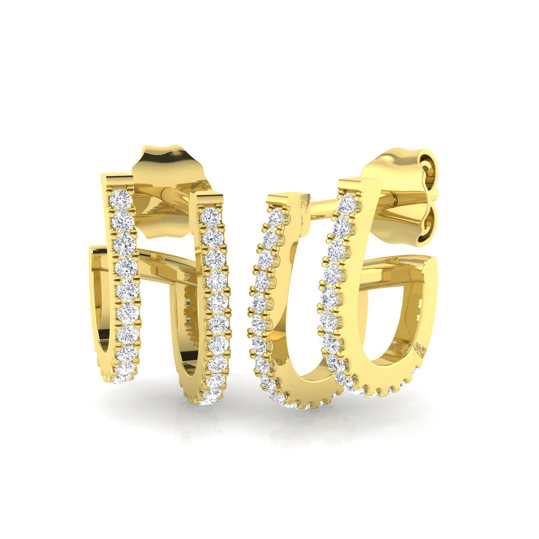 SE6167 — Earrings - 9k Yellow Gold
