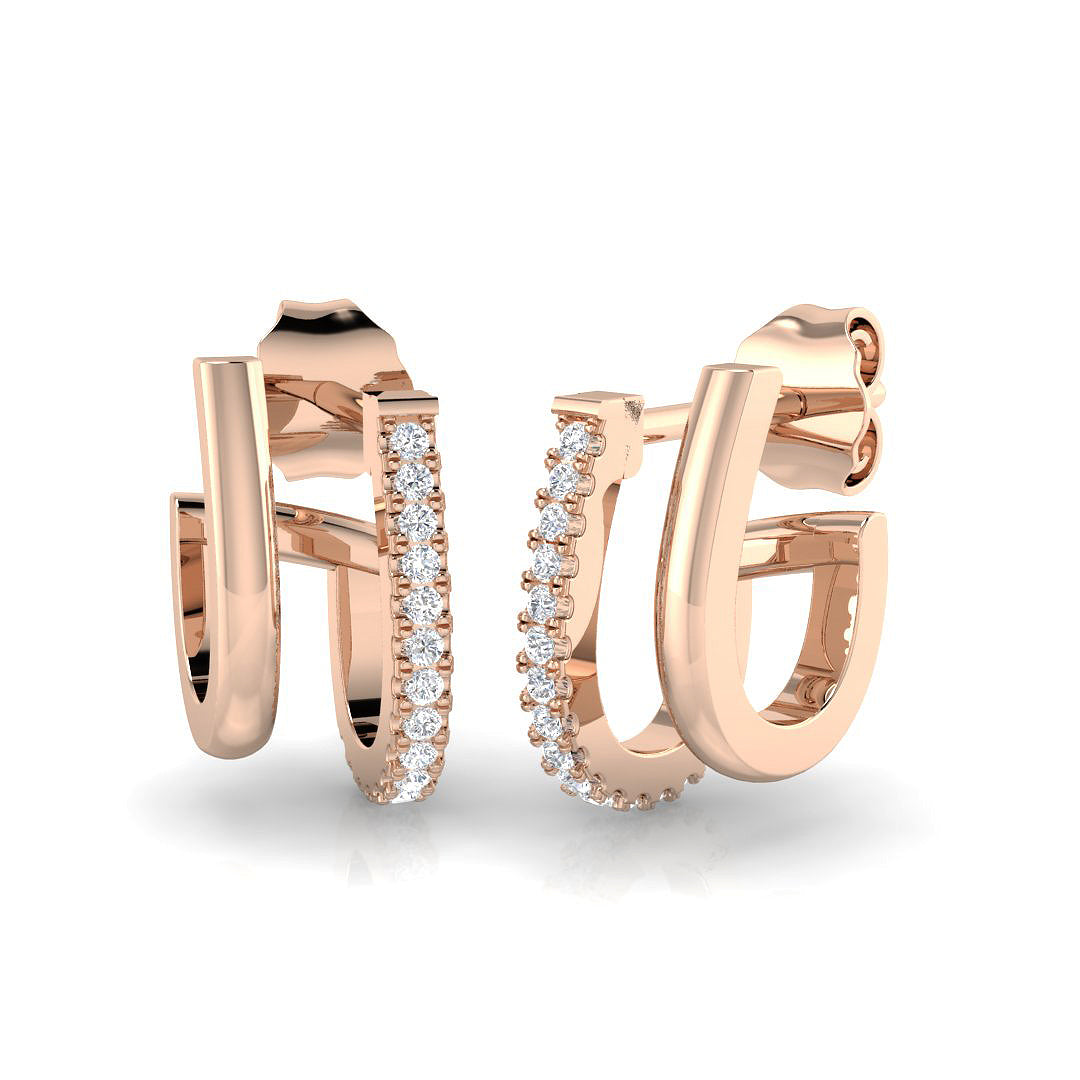 SE6168 — Earrings - 9k Rose Gold