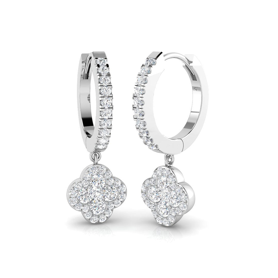 SE6175 — Earrings - 9k White Gold