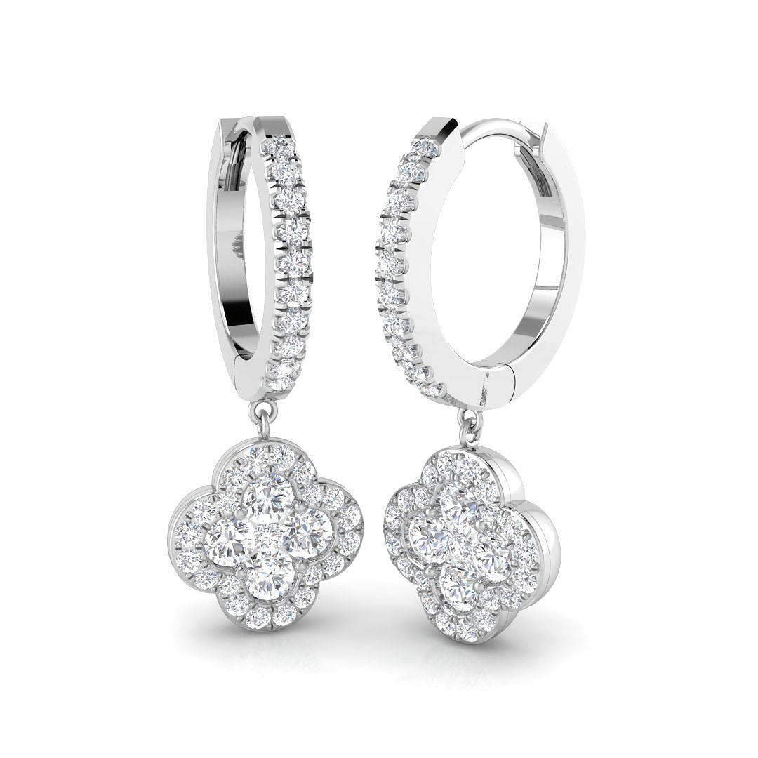 SE6176 — Earrings - 9k White Gold