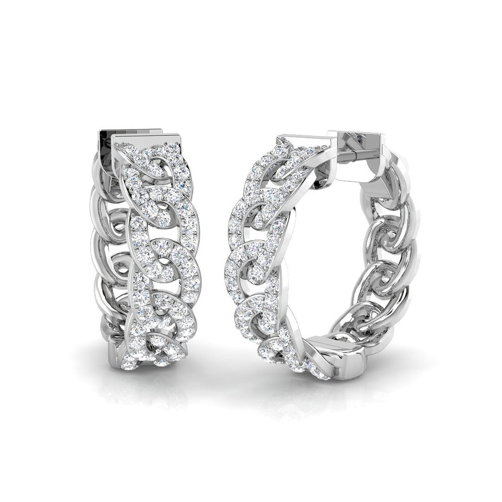 SE6191 — Earrings - 9k White Gold