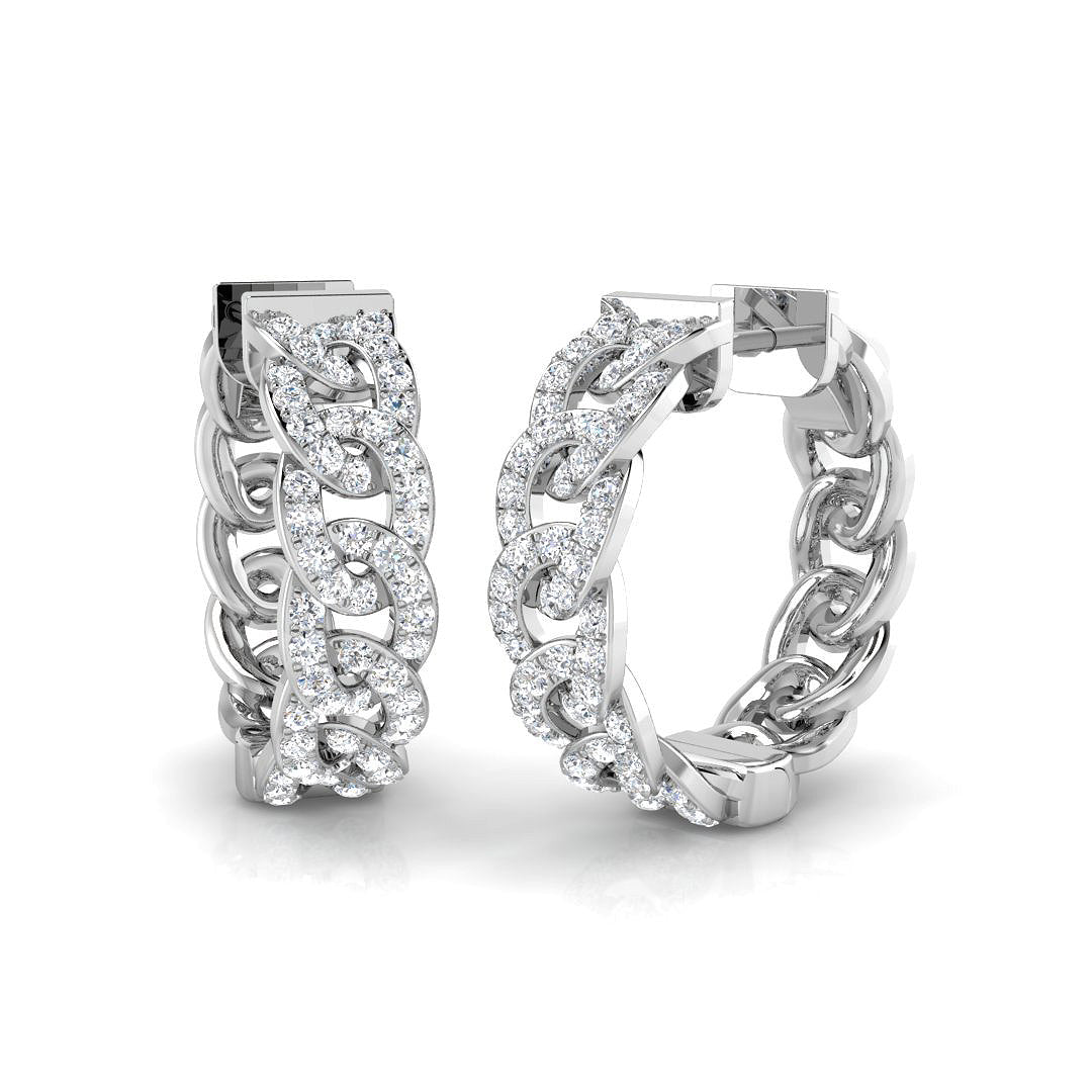 SE6191 — Earrings - 9k White Gold