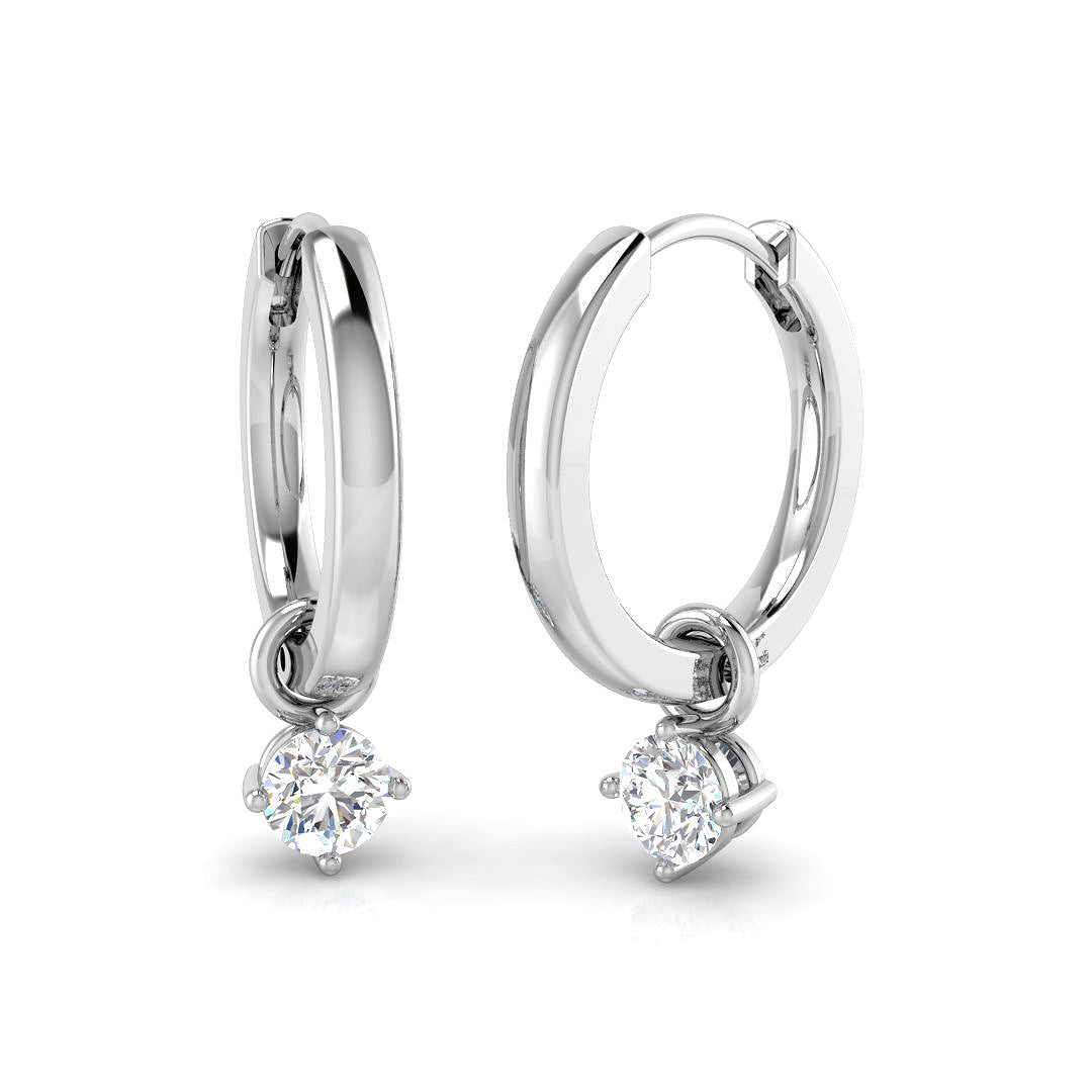 SE6193 — Earrings - 9k White Gold