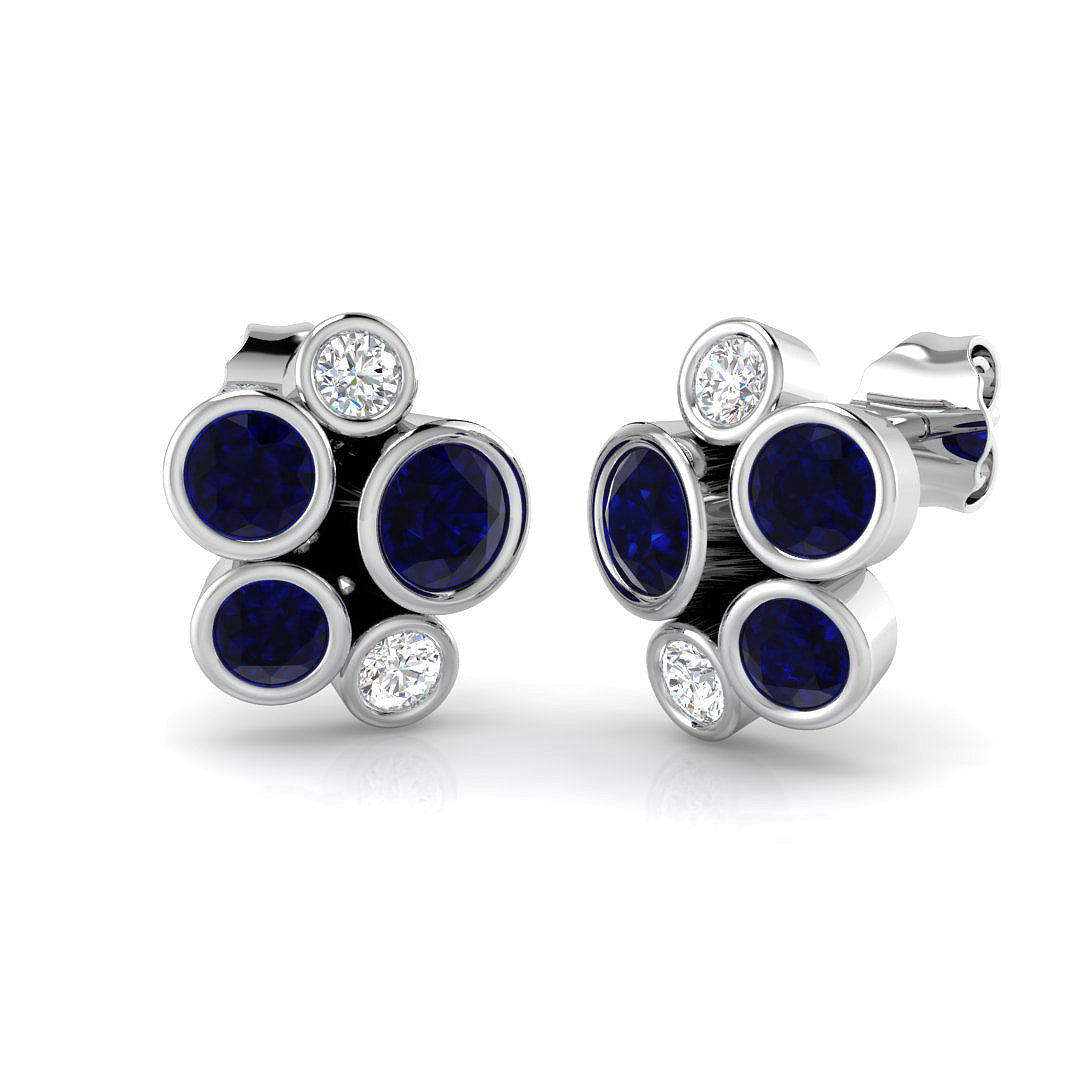 SE6195 — Earrings - 9k White Gold