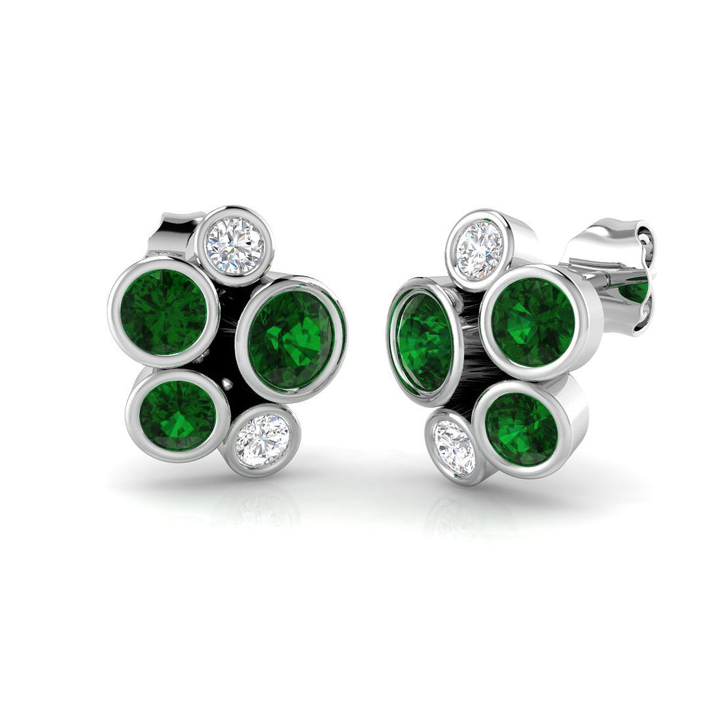 SE6195 — Earrings - 9k White Gold