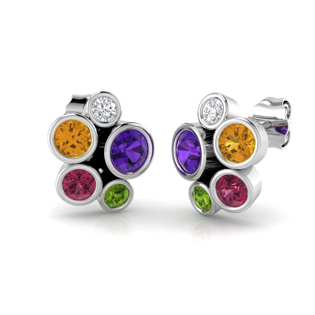 SE6195 — Earrings - 9k White Gold