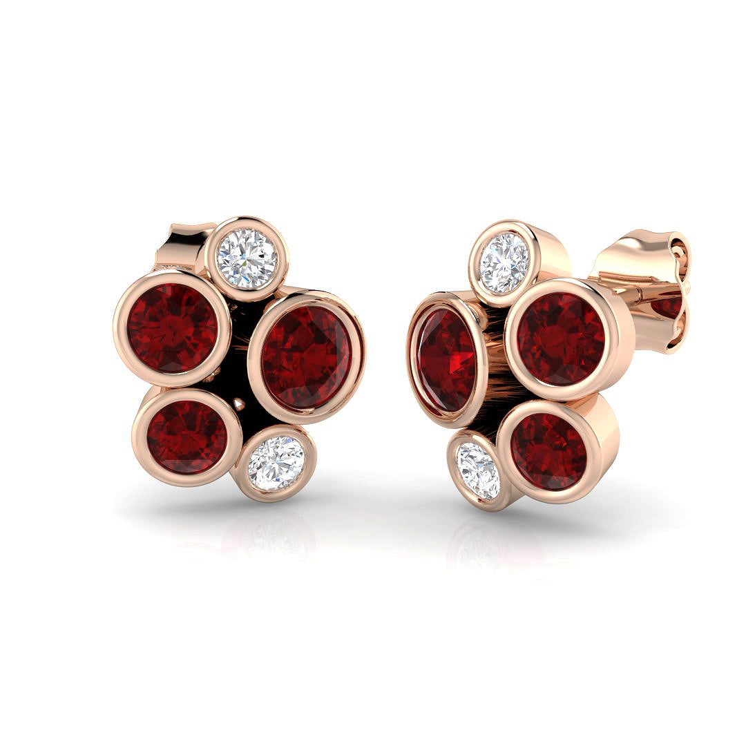 SE6195 — Earrings - 9k Rose Gold