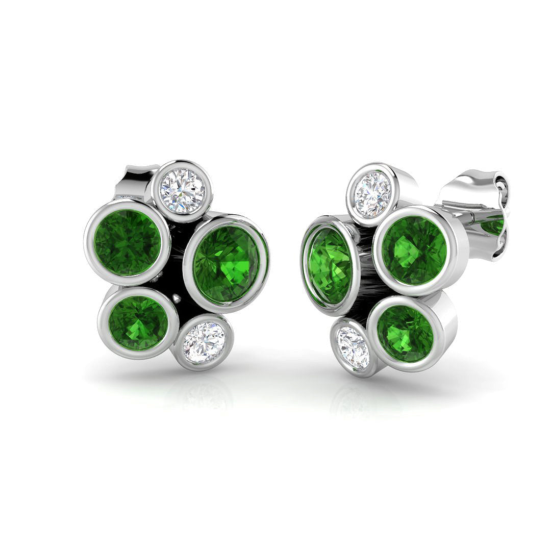 SE6195 — Earrings - 9k White Gold