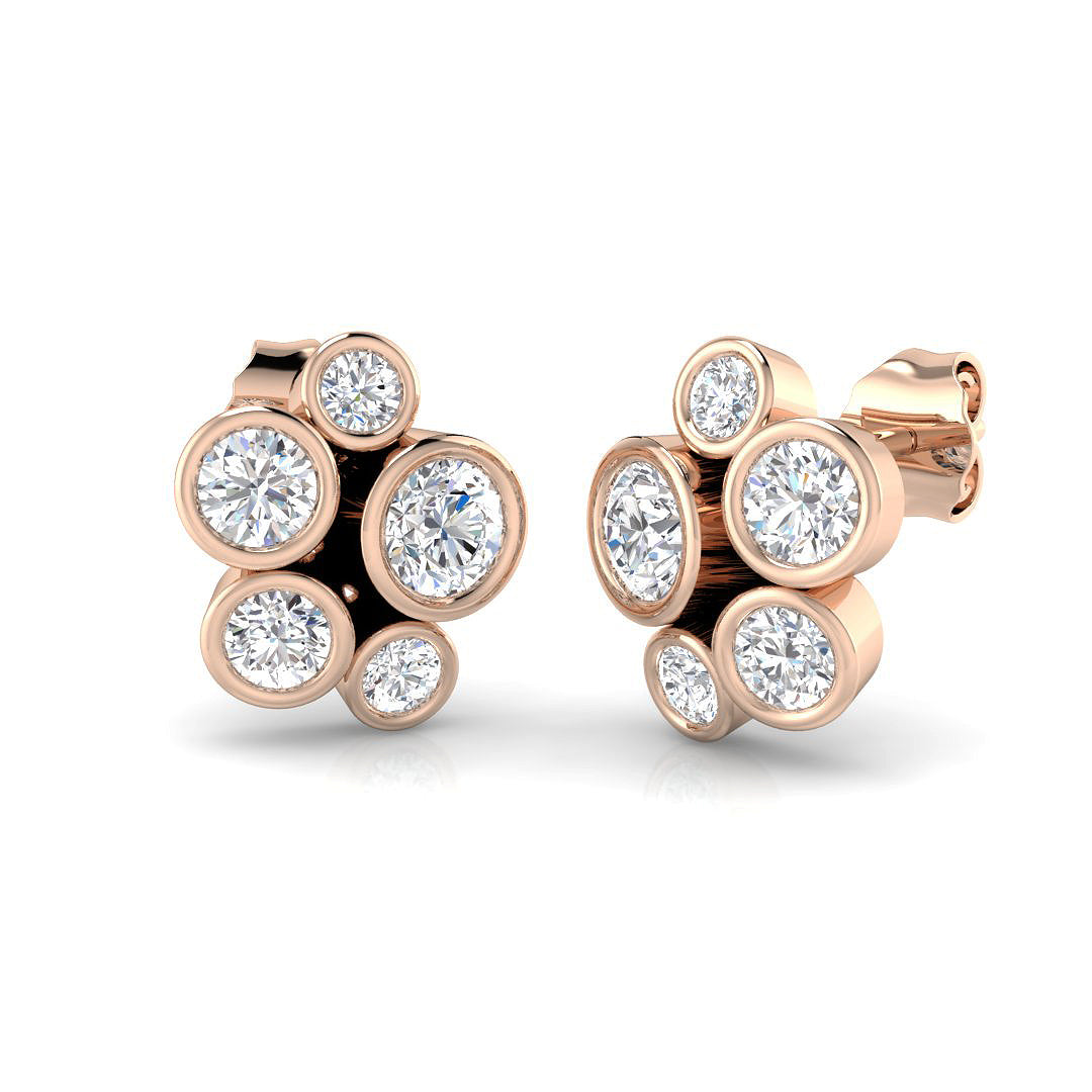 SE6195 — Earrings - 9k Rose Gold