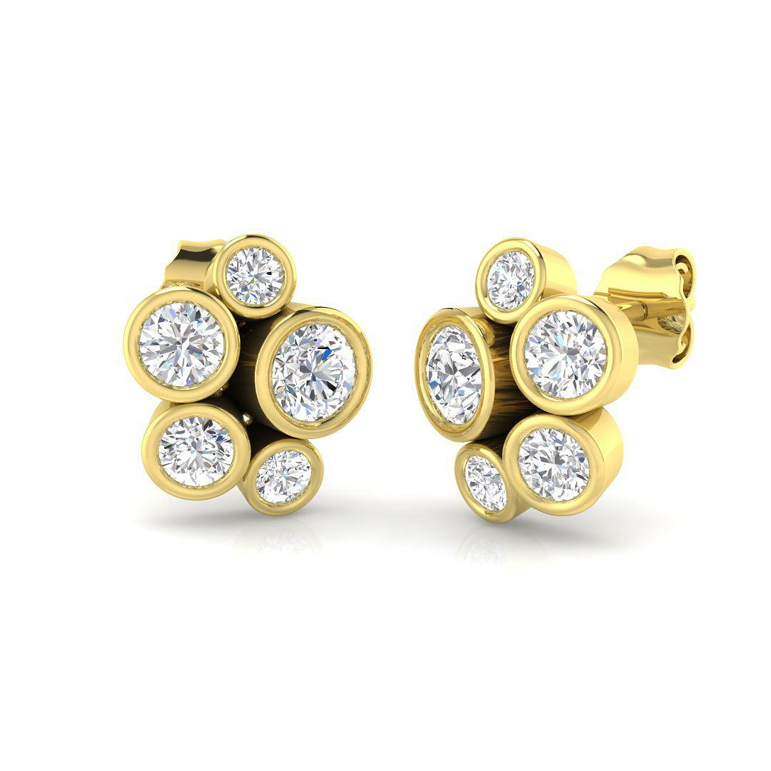 SE6195 — Earrings - 9k Yellow Gold