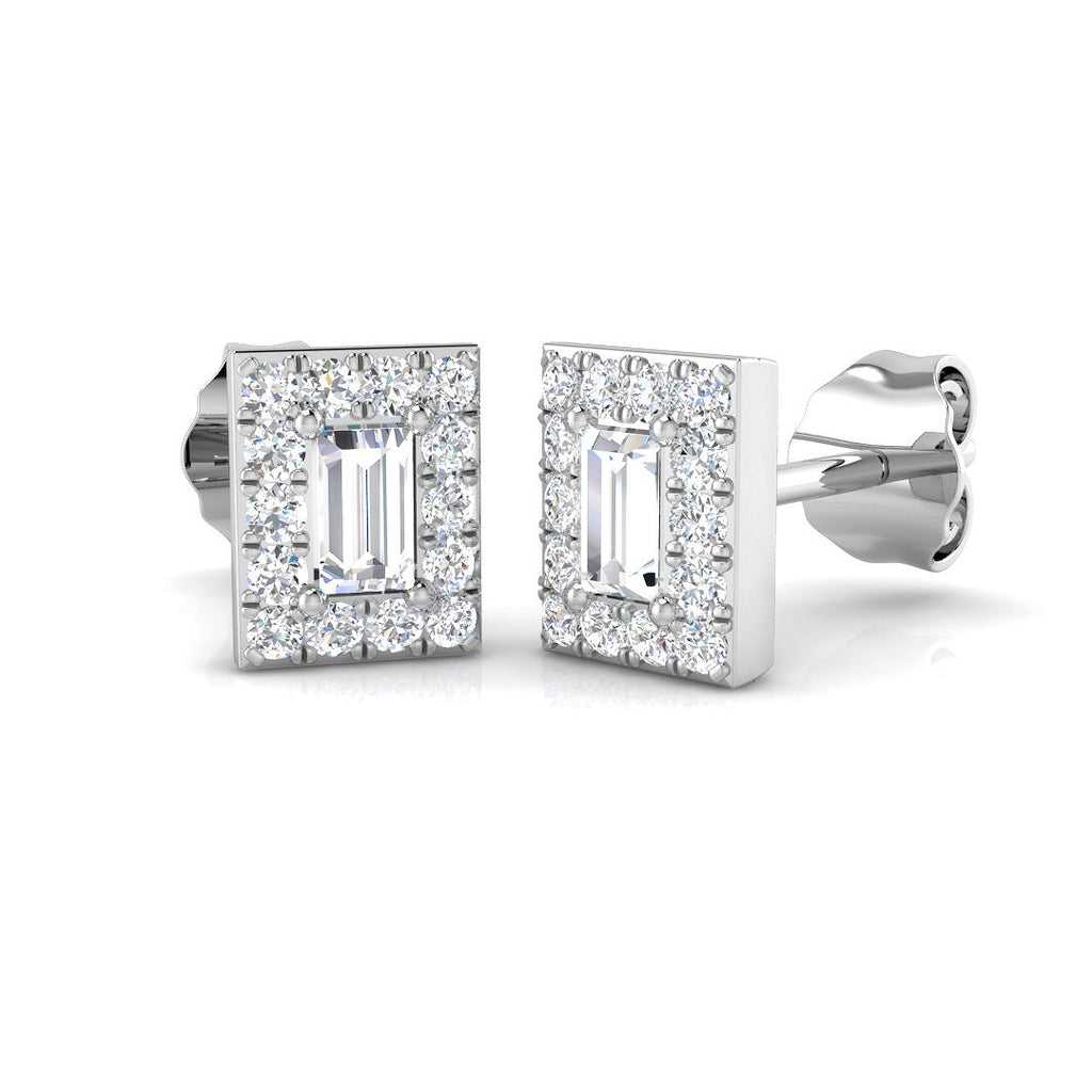 SE6196 — Earrings - 9k White Gold