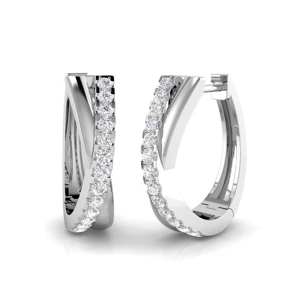 SE6210 — Earrings - 9k White Gold
