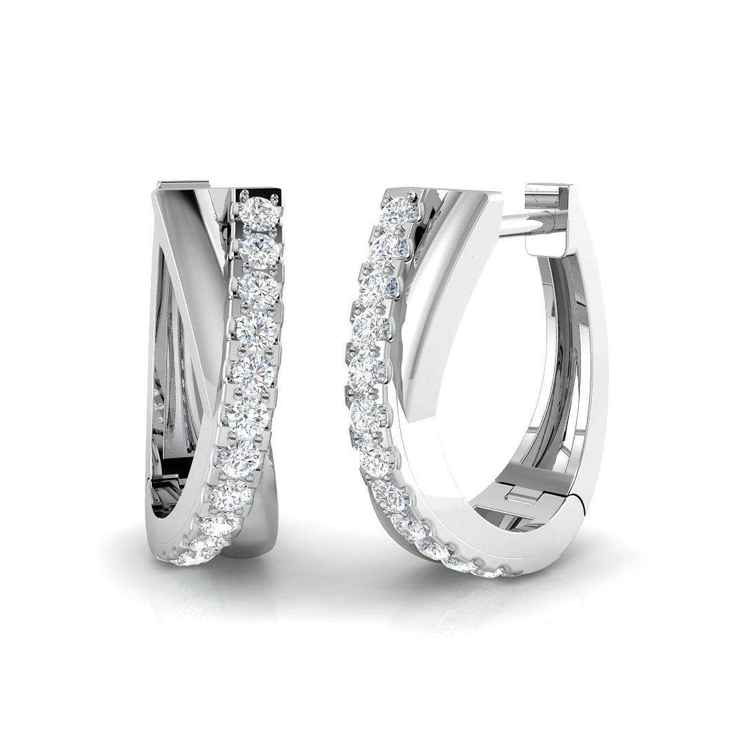 SE6211 — Earrings - 9k White Gold