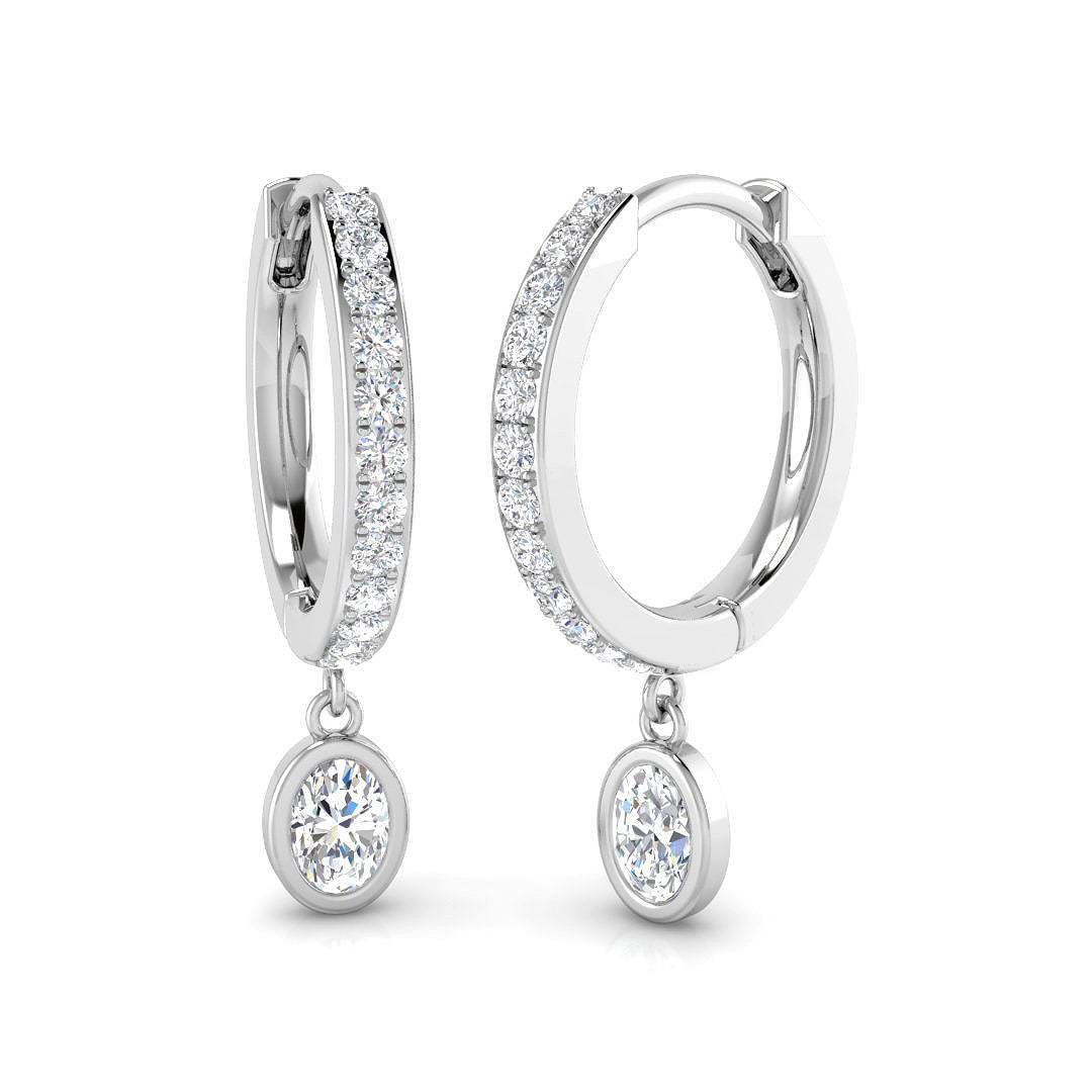 SE6212 — Earrings - 9k White Gold