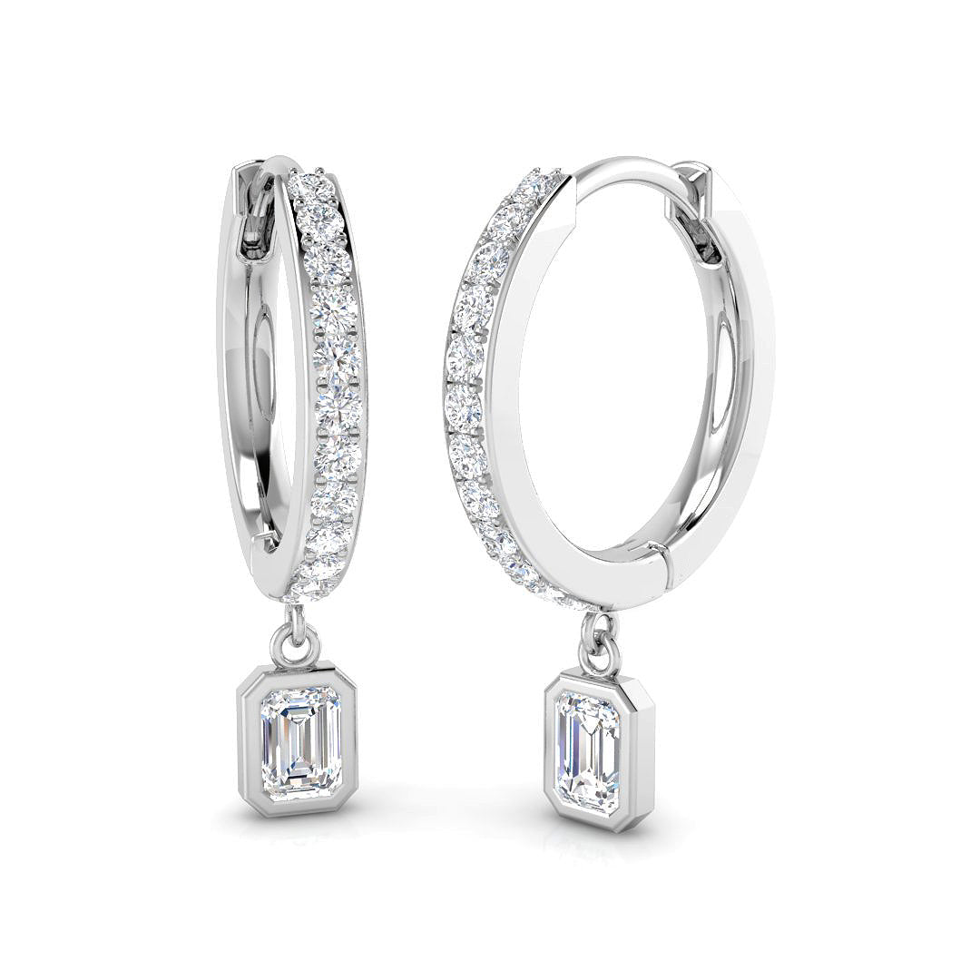SE6213 — Earrings - 9k White Gold