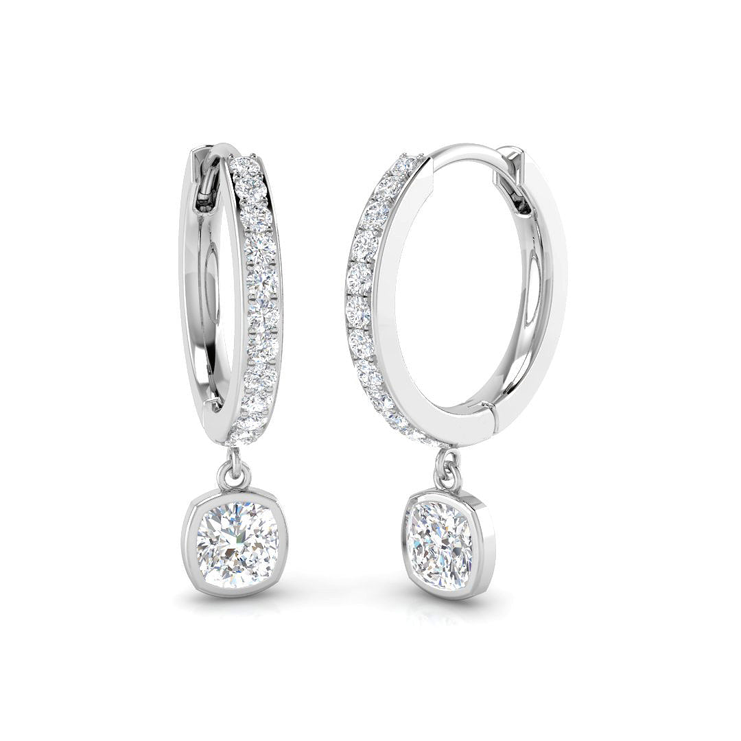 SE6214 — Earrings - 9k White Gold