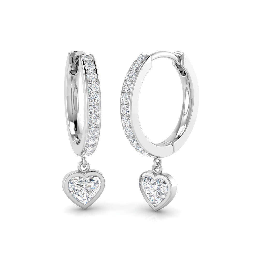 SE6215 — Earrings - 9k White Gold