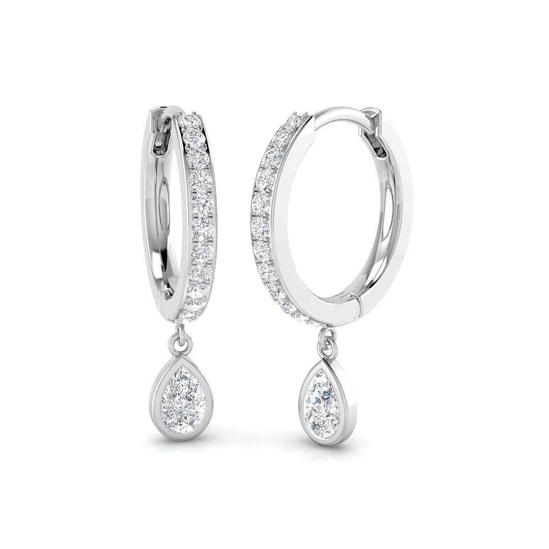 SE6216 — Earrings - 9k White Gold