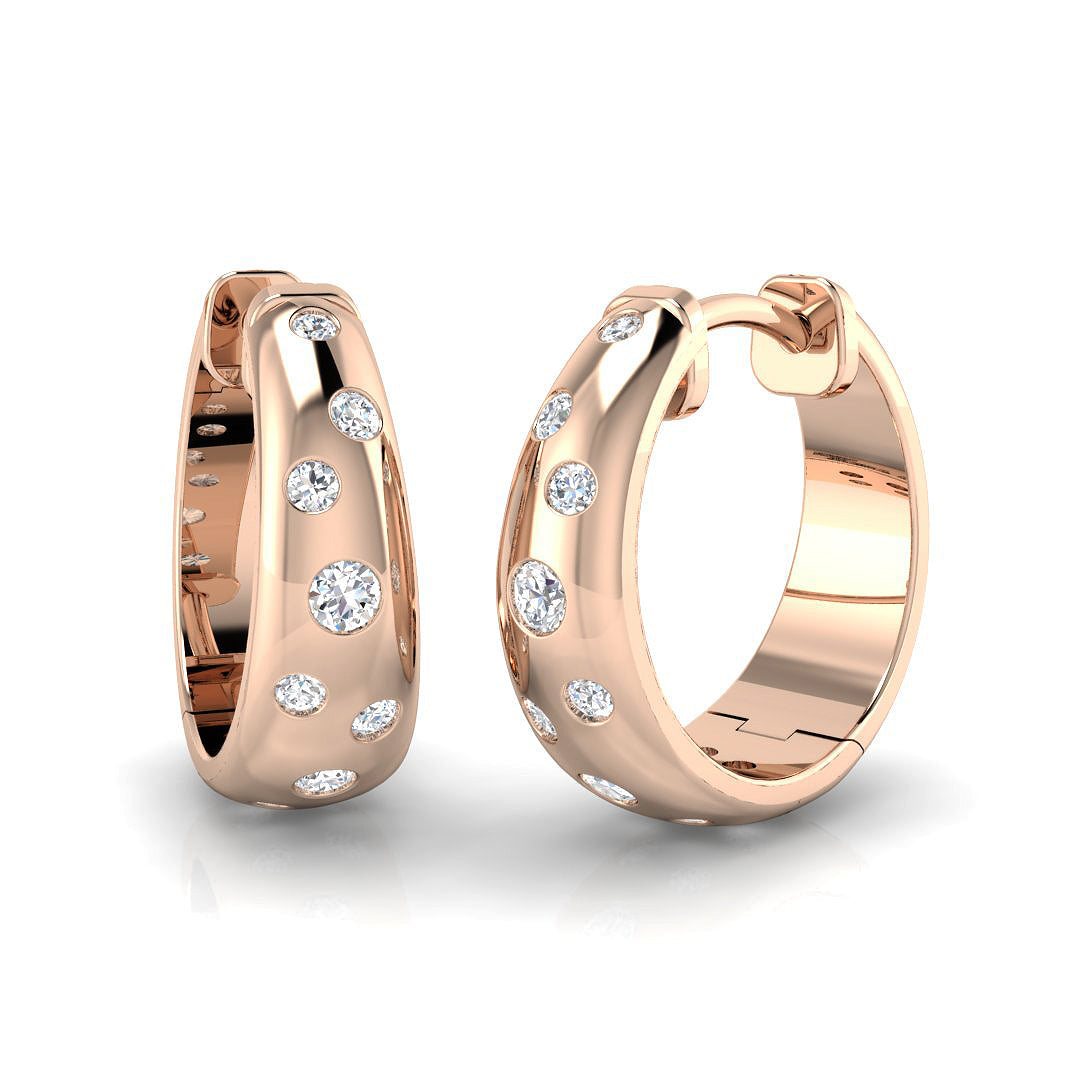 SE6218 — Earrings - 9k Rose Gold