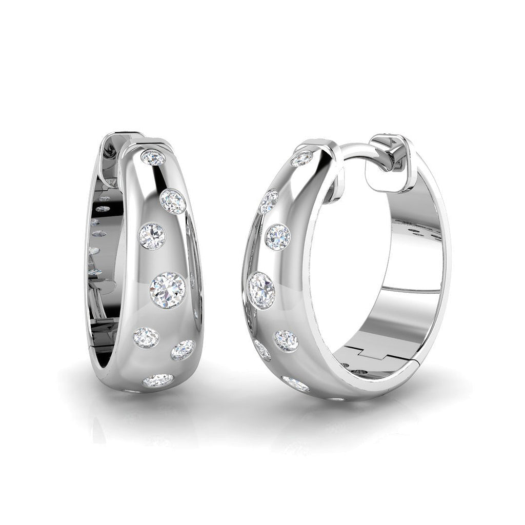 SE6218 — Earrings - 9k White Gold