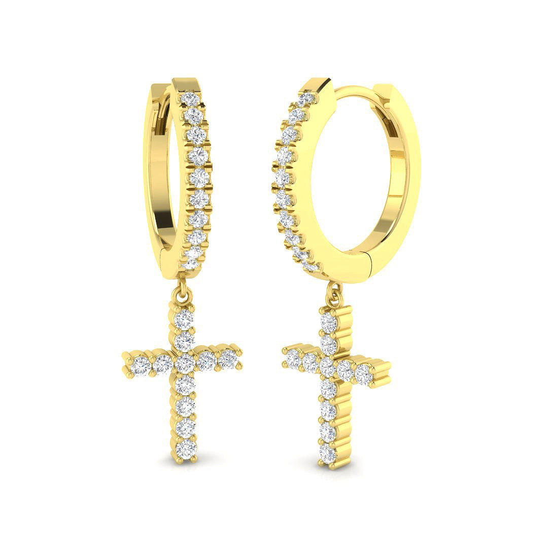 SE6219 — Earrings - 9k Yellow Gold