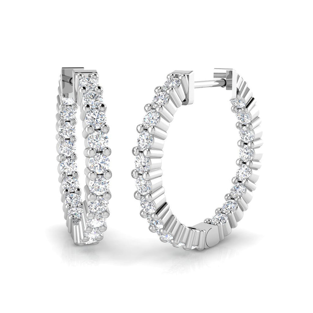 SE6220 — Earrings - 9k White Gold