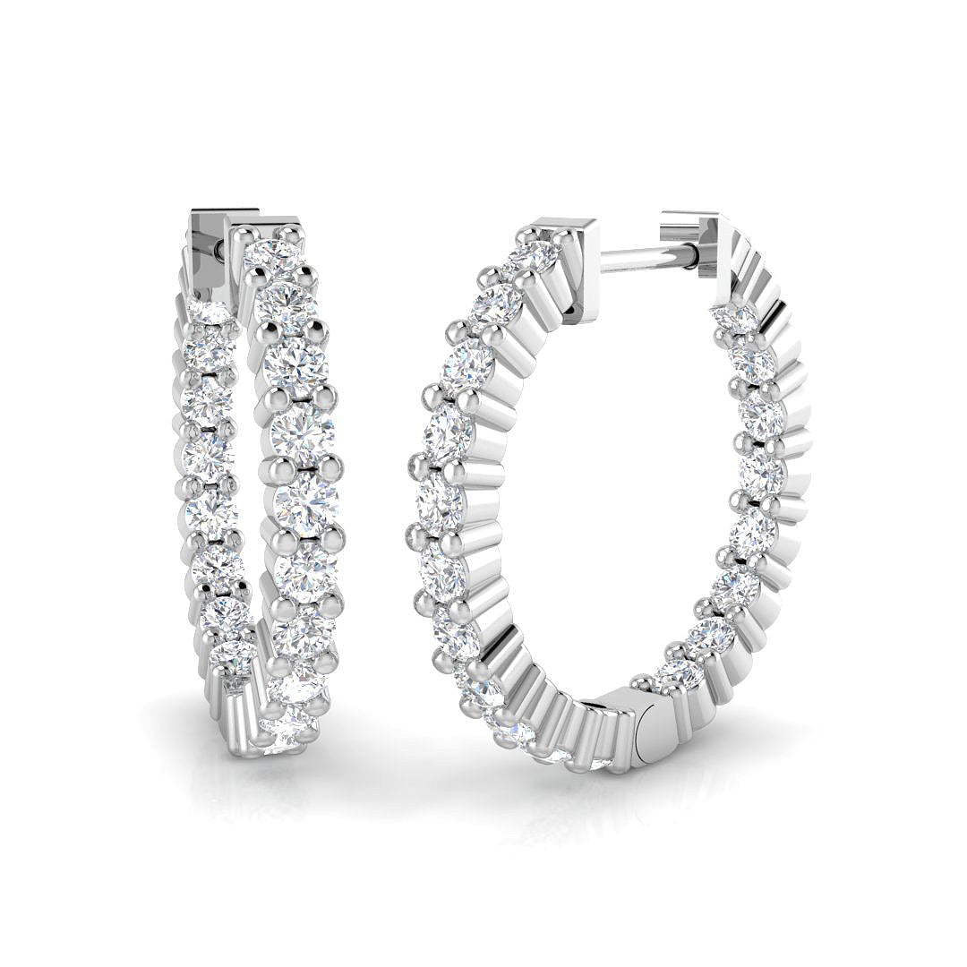 SE6220 — Earrings - 9k White Gold